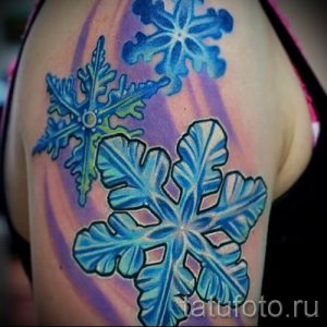 фото тату снежинка для статьи про значение татуировки снежинка - tatufoto.ru - 57