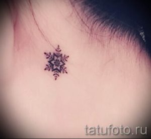 фото тату снежинка для статьи про значение татуировки снежинка - tatufoto.ru - 59