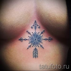 фото тату снежинка для статьи про значение татуировки снежинка - tatufoto.ru - 62