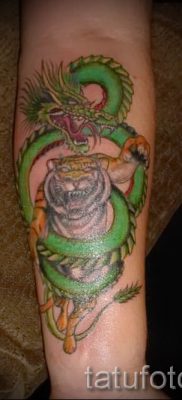 фото тату тигр и дракон для статьи про значение татуировки — tatufoto.ru — 15