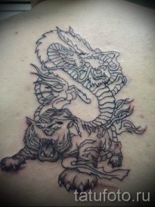 фото тату тигр и дракон для статьи про значение татуировки - tatufoto.ru - 17