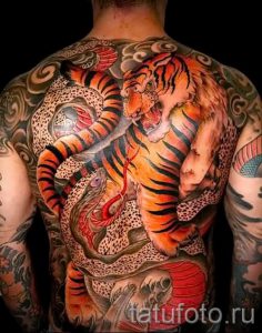 фото тату тигр и дракон для статьи про значение татуировки - tatufoto.ru - 19