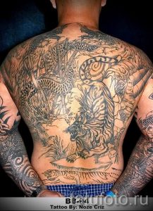 фото тату тигр и дракон для статьи про значение татуировки - tatufoto.ru - 20
