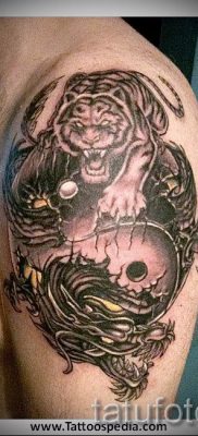 фото тату тигр и дракон для статьи про значение татуировки — tatufoto.ru — 27