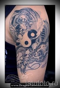 фото тату тигр и дракон для статьи про значение татуировки - tatufoto.ru - 28
