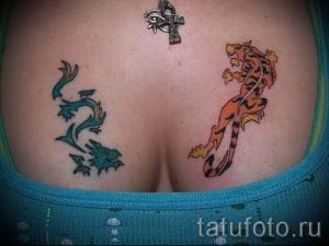 фото тату тигр и дракон для статьи про значение татуировки - tatufoto.ru - 38