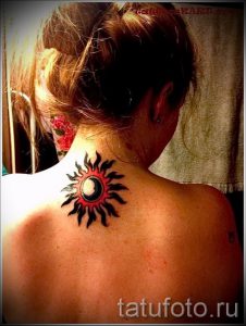 фото тату черное солнце для статьи про значение тату черное солнце - tatufoto.ru - 8
