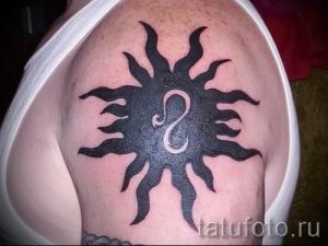 фото тату черное солнце для статьи про значение тату черное солнце - tatufoto.ru - 12