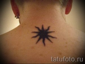 фото тату черное солнце для статьи про значение тату черное солнце - tatufoto.ru - 20