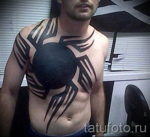 фото тату черное солнце для статьи про значение тату черное солнце - tatufoto.ru - 28