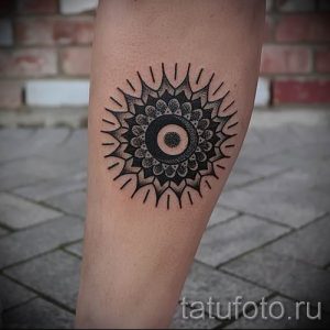 фото тату черное солнце для статьи про значение тату черное солнце - tatufoto.ru - 35