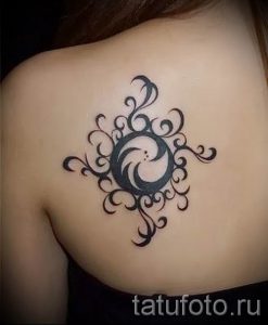 фото тату черное солнце для статьи про значение тату черное солнце - tatufoto.ru - 38