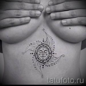 фото тату черное солнце для статьи про значение тату черное солнце - tatufoto.ru - 42