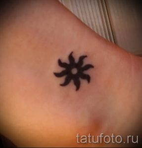 фото тату черное солнце для статьи про значение тату черное солнце - tatufoto.ru - 46
