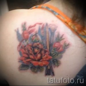 фото тату шиповник для статьи про значение татуировки шиповник - tatufoto.ru - 5