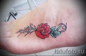 фото тату шиповник для статьи про значение татуировки шиповник - tatufoto.ru - 13