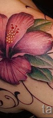 фото татуировки фиалка для статьи про значение тату фиалка — tatufoto.ru — 17
