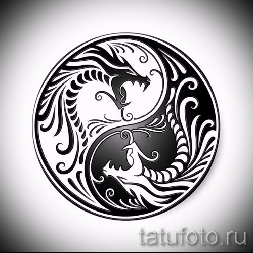 Инь Янь Рисунок