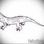 Классный эскиз для наколки саламандра – картинка для формирования задумки уникальной татуировки с саламандрой