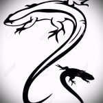 Достойный эскиз для наколки саламандра – рисунок для формирования задумки эксклюзивной татуировки с саламандрой