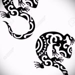 Оригинальный эскиз для наколки саламандра – картинка для формирования задумки эксклюзивной tattoo с саламандрой
