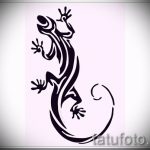 Интересный эскиз для татуировки саламандра – рисунок для формирования задумки особенной татуировки с саламандрой