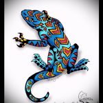 Классный эскиз для наколки саламандра – картинка для формирования идеи эксклюзивной tattoo с саламандрой