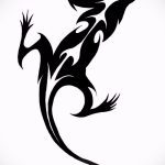 Достойный эскиз для наколки саламандра – изображение для формирования задумки эксклюзивной tattoo с саламандрой