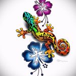 Достойный эскиз для наколки саламандра – изображение для формирования идеи особенной татуировки с саламандрой