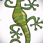 Оригинальный эскиз для татуировки саламандра – рисунок для формирования задумки эксклюзивной тату с саламандрой