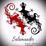 Крутой эскиз для татуировки саламандра – картинка для формирования идеи эксклюзивной тату с саламандрой