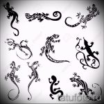 Классный эскиз для татуировки саламандра – изображение для формирования задумки особенной татуировки с саламандрой