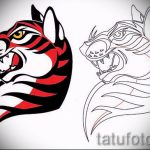Интересны эскиз тату тату тигр (рисунки для татуировки с тигром) - идея рисунка эскизы тату тигр (рисунки для татуировки с тигром) для разработки стильной идеи тату тигр