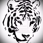 Оригинальный эскиз тату тату тигр (рисунки для татуировки с тигром) - идея рисунка эскизы тату тигр (рисунки для татуировки с тигром) для создания стильной идеи татуировки тигр