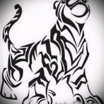 Прикольный эскиз тату тату тигр (рисунки для татуировки с тигром) - идея рисунка эскизы тату тигр (рисунки для татуировки с тигром) для создания эксклюзивной идеи тату тигр