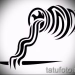 Красивый вариант эскиза тату водолей – символ водолея (созвездие) – картинка для татуировки