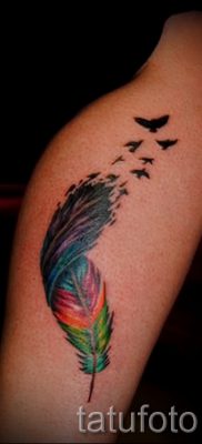 Крутой пример татуировки радуга на фото – для материала про смыс рисунка радуги в тату