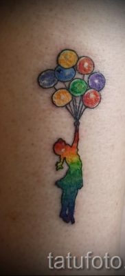 Крутой вариант тату радуга на фотографии – для публикации про смыс рисунка радуги в тату