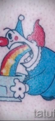 Необычный пример тату радуга на фото – для публикации про смыс рисунка радуги в тату
