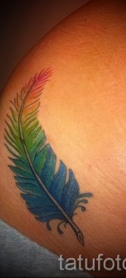 Интересный пример татуировки радуга на фото – для материала про смыс рисунка радуги в тату