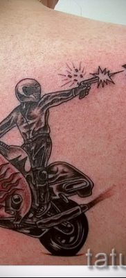 Фото пример татуировки байкеров для статьи про значение — tatufoto.ru — 61
