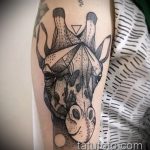 Уникальный вариант готовой тату жираф – рисунок подойдет для тату жираф акварель