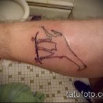 Уникальный вариант существующей татуировки жираф – рисунок подойдет для тату жираф акварель