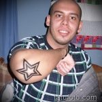 Зачетный вариант готовой тату звезды на локтях – рисунок подойдет для тату звезды на локтях trx