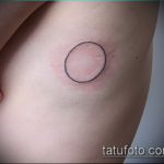 Классный пример готовой тату круг – рисунок подойдет для тату круг на груди
