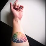 Зачетный вариант готовой татуировки круг – рисунок подойдет для тату в форме круга