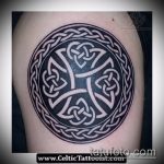 Классный пример готовой тату круг – рисунок подойдет для тату кельтский круг