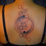 Зачетный пример готовой татуировки круг – рисунок подойдет для тату кельтский круг
