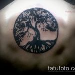 Крутой вариант выполненной татуировки круг – рисунок подойдет для тату кельтский круг