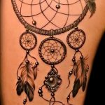 Прикольный вариант выполненной тату круг – рисунок подойдет для тату звезда в круге